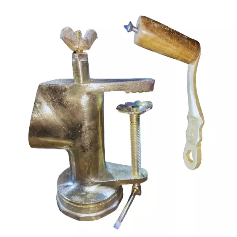 GENERIC Manual Sewiyan Machine Small with 2 Jali Cast Iron, AD-SS-20220257