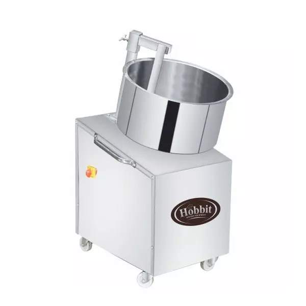 Hobbit Kitchen Equipment L Type Besan Mixing Machine 1 HP Stainless Steel Material, 10 KG