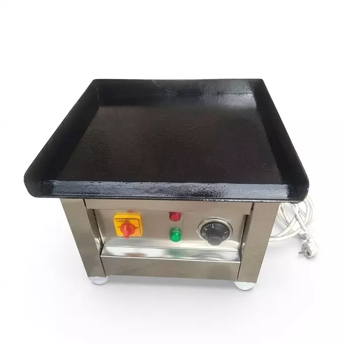 Vinayak Machines Table Top Dosa Bhatti 2000 W Power Stainless Steel 8 mm (Tawa) Thickness Electric Single Knob