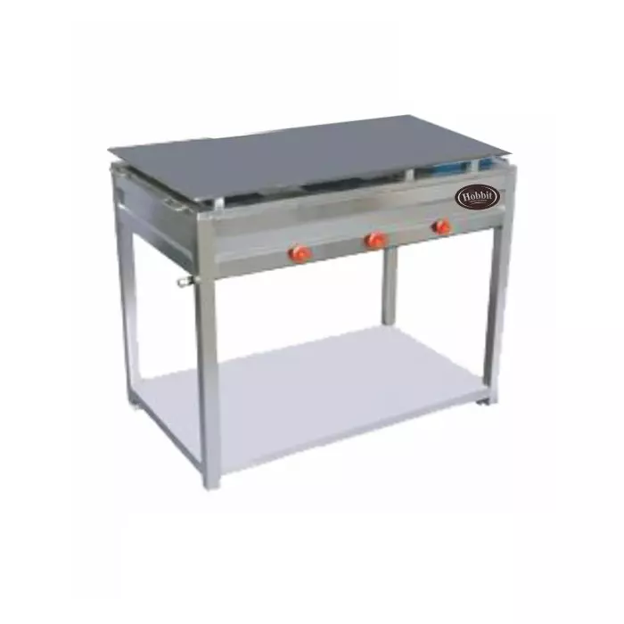 Hobbit Kitchen Equipment Dosa Bhatti Stainless Steel Material 40 x 20 x 12 Inch Size Suitable for Commercial Kitchens