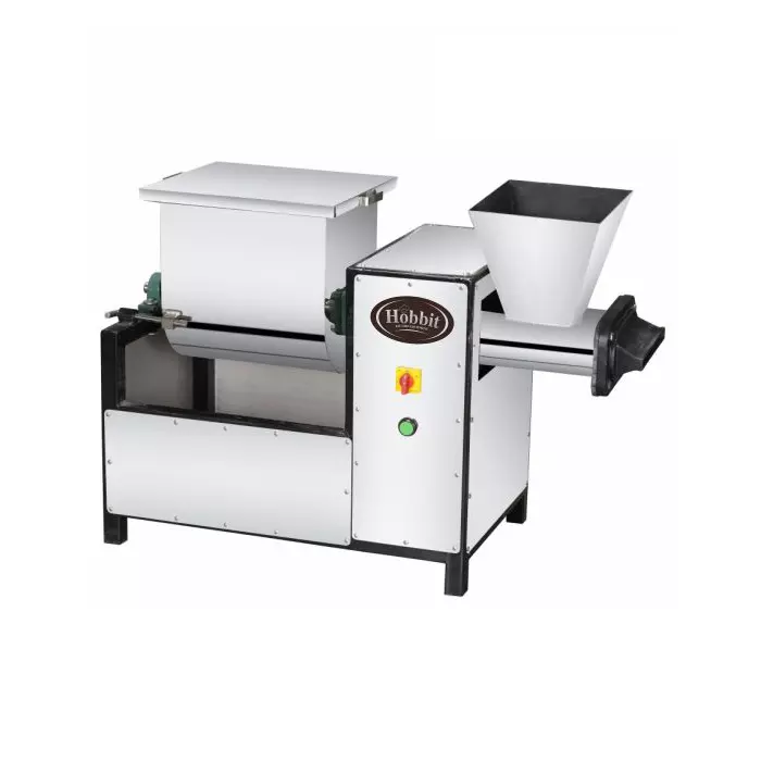 Hobbit Kitchen Equipment Dough Sheeter With Dough Kneader Machine 8 Inch Sheet Width 1.5 HP Power Stainless Steel Material Suitable for Commercial Kitchens