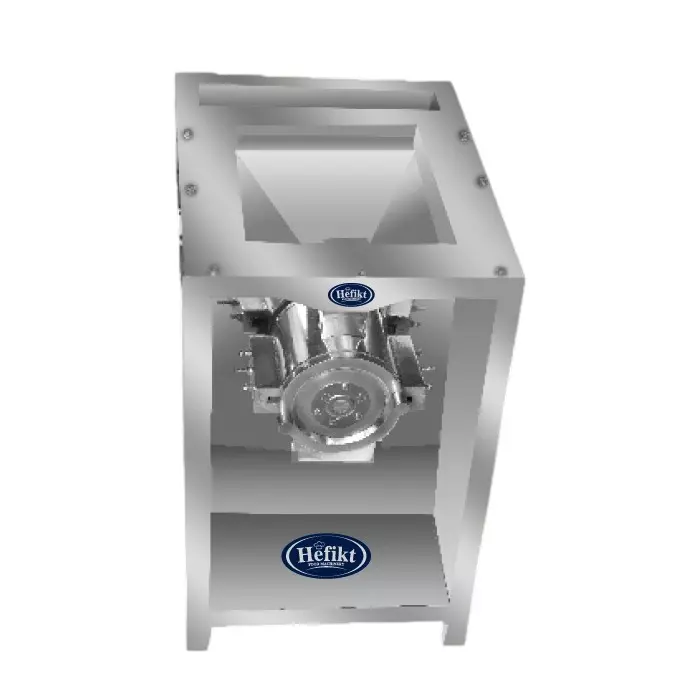 Hefikt Food Machinery Dryfruit Tukda Cutting Machine 25-30 Kg/Hour Capacity 0.25 HP Power Stainless Steel Material 17 x 13 x 21 Inch Size