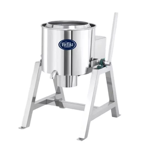 Hefikt Food Machinery Dryer Machine Tilting Type 25-30 Kg Bowl Capacity 1.5 HP Power Stainless Steel Material 34 x 28 x 50 Inch Size