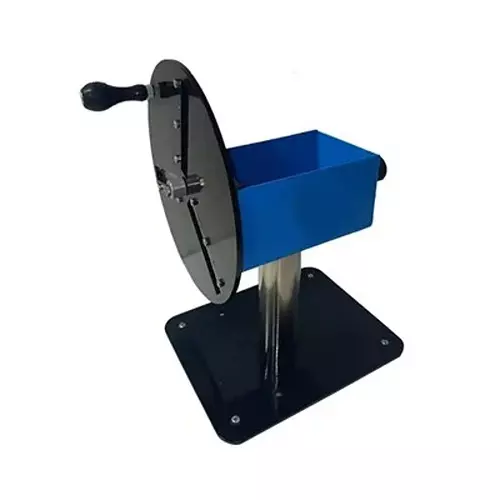 Vinayak Machines Coconut Meat Slicer with 3 Blades & Accessories MS Body Hand Operated Carbon Steel Blade Material