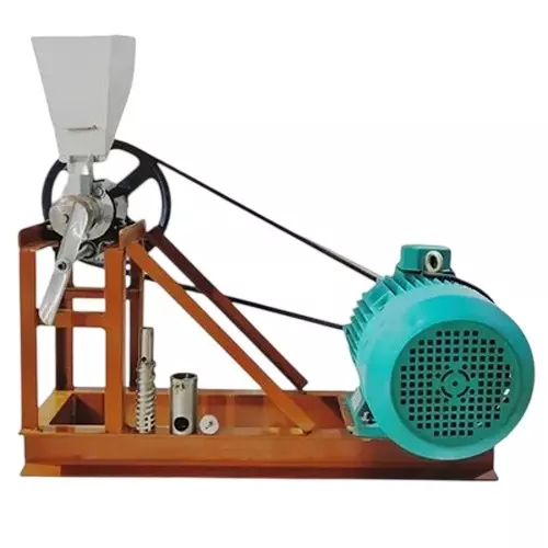 Vinayak Machines Rice Corn Puffed Snack Extruder Machine with Frame and Motor Three Phase 7.5 HP Power 20 to 25 Kg/hrs Capacity