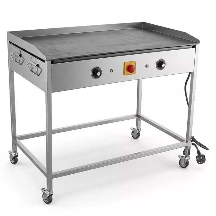 Vinayak Machines Stand Type Dosa Bhatti 6000 W Power Stainless Steel 10 mm (Tawa) Thickness Electric
