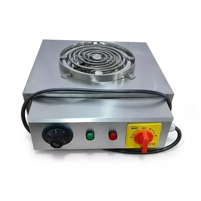 Vinayak Machines Hot Plate Single Phase 431x381 mm 2000 W Power Single Coil Stainless Steel Electric