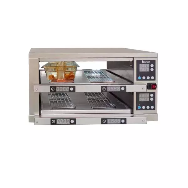 Butler Hot Holding Bin with 2 Decks & 4 x GN1/3 Trays 830 W, HHB 2-4