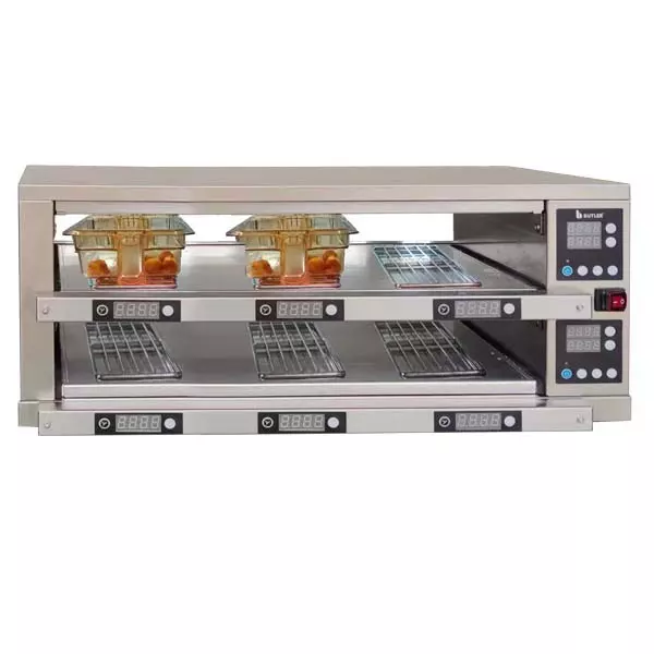 Butler Hot Holding Bin with 2 Decks & 6 x GN1/3 Trays 1250 W, HHB 2-6