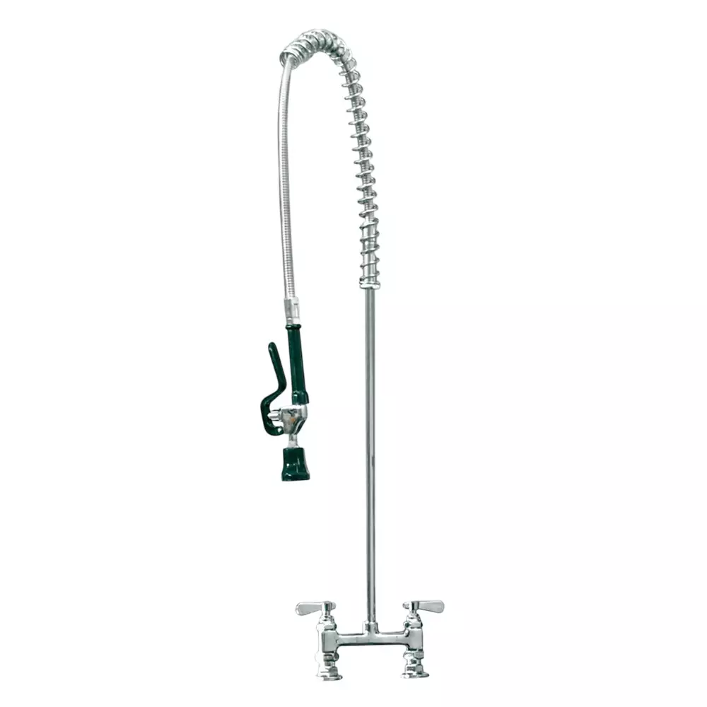 Washmatic Pre Rinse Spray Unit Deck Mounted with Low Flow Spray Head and 44 inch (111.76 cm) Flexible SS Hose, WA10