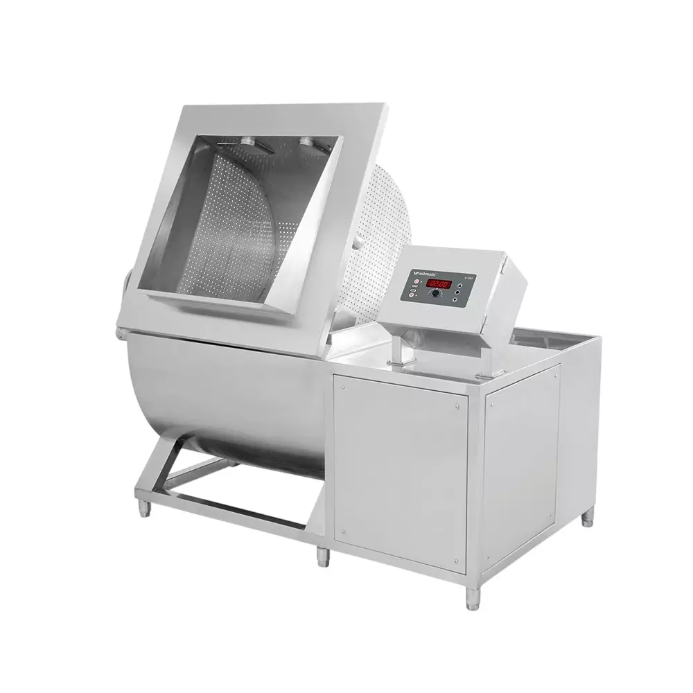 Washmatic Vegetable and Fruit Washer Tilting Type with 50-120 Kg/Batch, 300-600 Kg/Hour Capacity and 410 V AC Power Supply, WMV120T