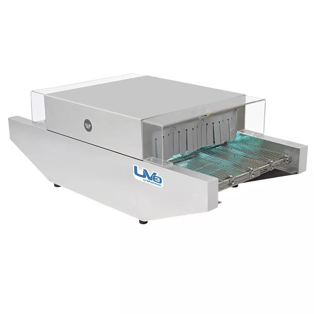 Washmatic Conveyor UV Sanitizer Table Top with 450 mm Belt Width and 100 kW Electric Load, WMUV30-4