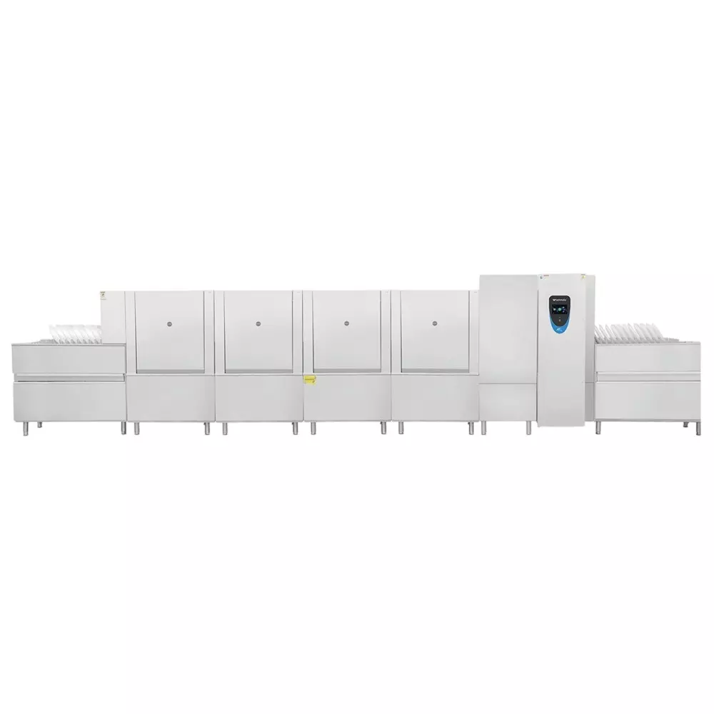 Washmatic Flight Type Dish Washer with 6000- 4000 Plates/Hour Capacity and 1800 mm Height, WMFT6000