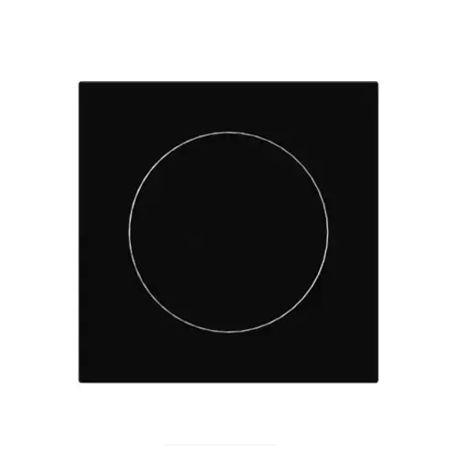 Standard Drop-In Single Hob Induction Cooktop 2500 W Single Phase Black, HRD-9500-SH25-3