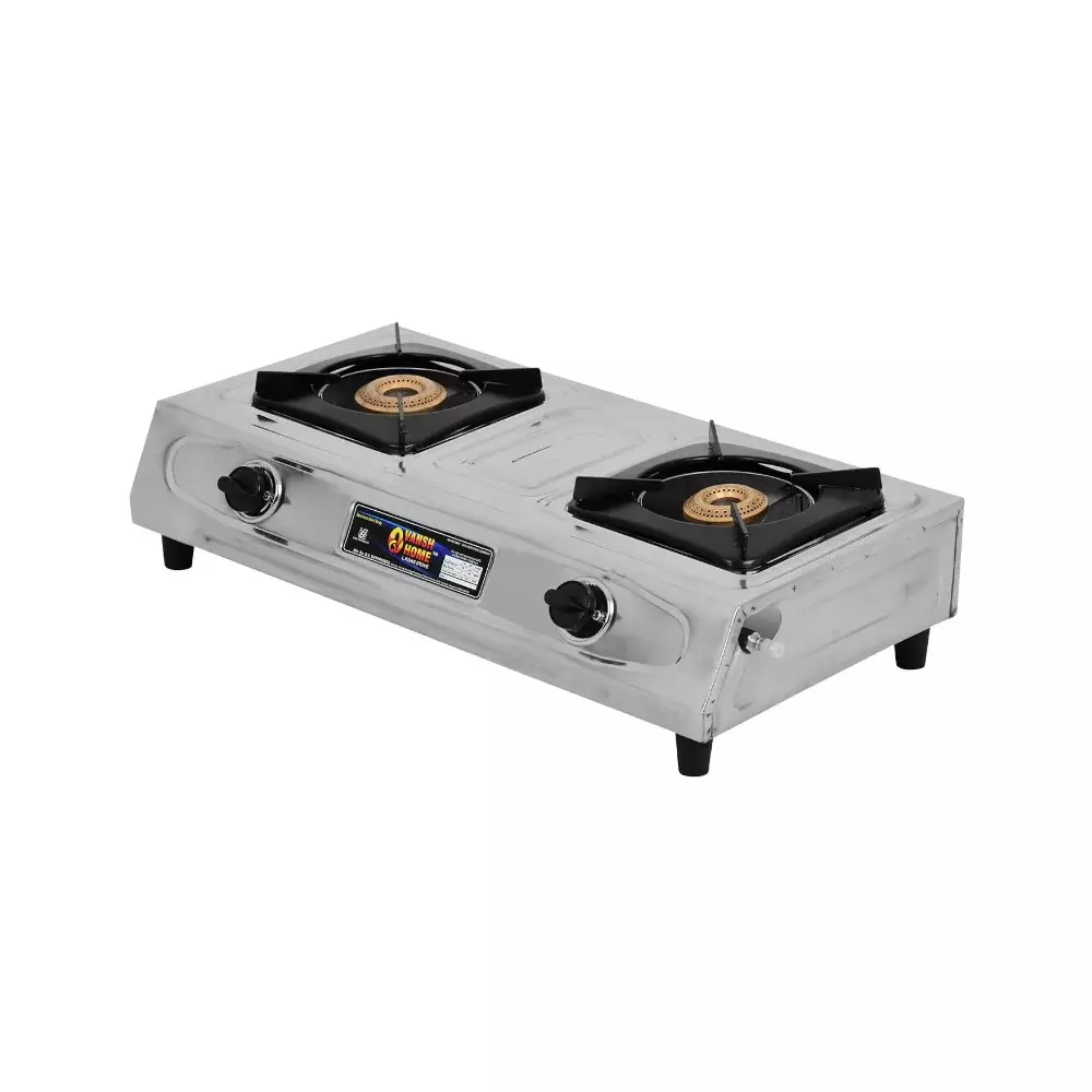 vansh-homes-gold-super-cmdr-gas-stove-2-burner-rubber-leg-manual-ignition-lpg-fuel-stainless-steel-vh-2b-202