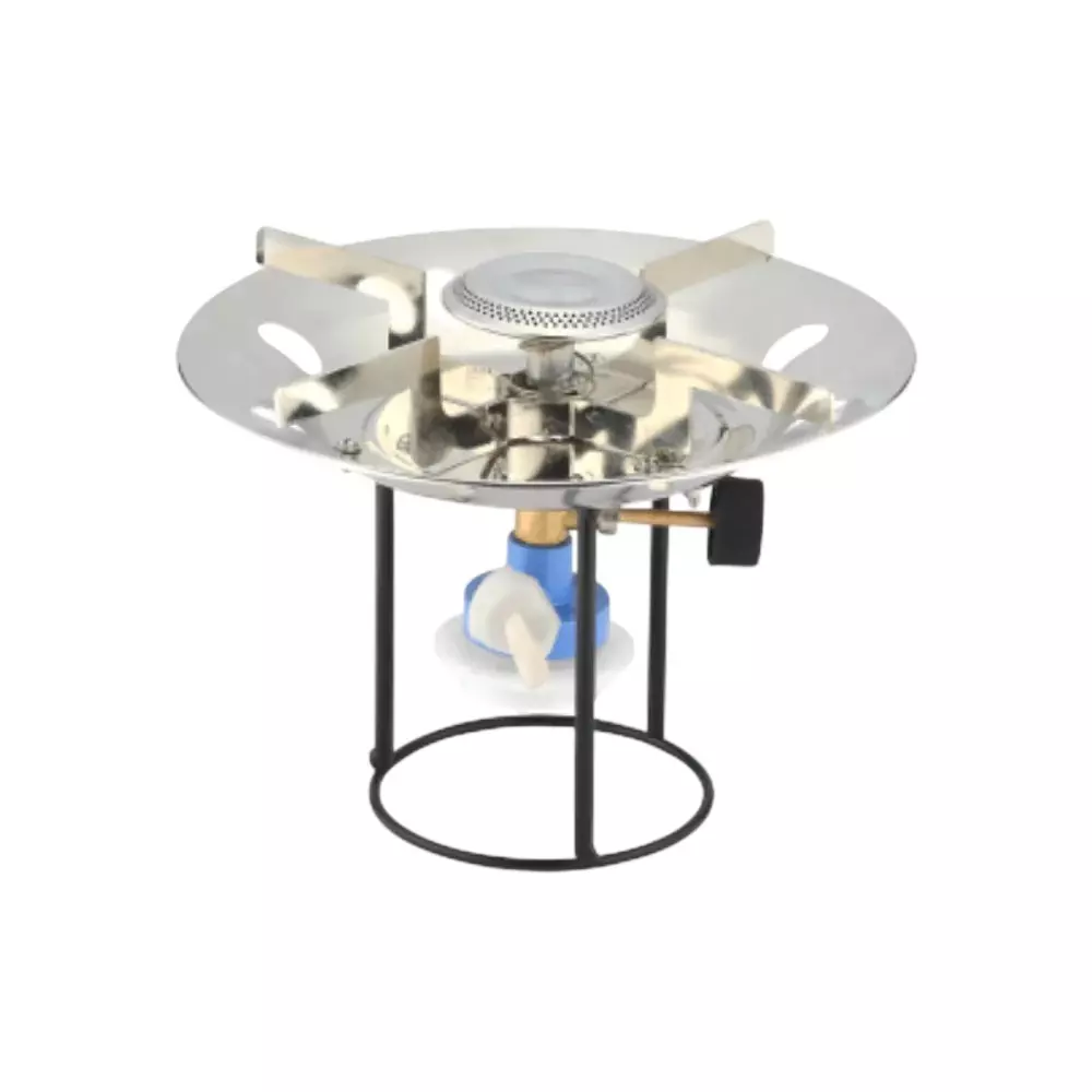 Vansh Homes Gas Stove Free Size LPG Fuel Manual Ignition Durable Body with Smooth Knobs Steel, VH-CT-09