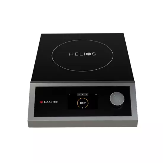 Helios Freestanding Single Hob Touch Type Induction Cooktop 2500 W Single Phase Black, HTF-9500-SH25-3