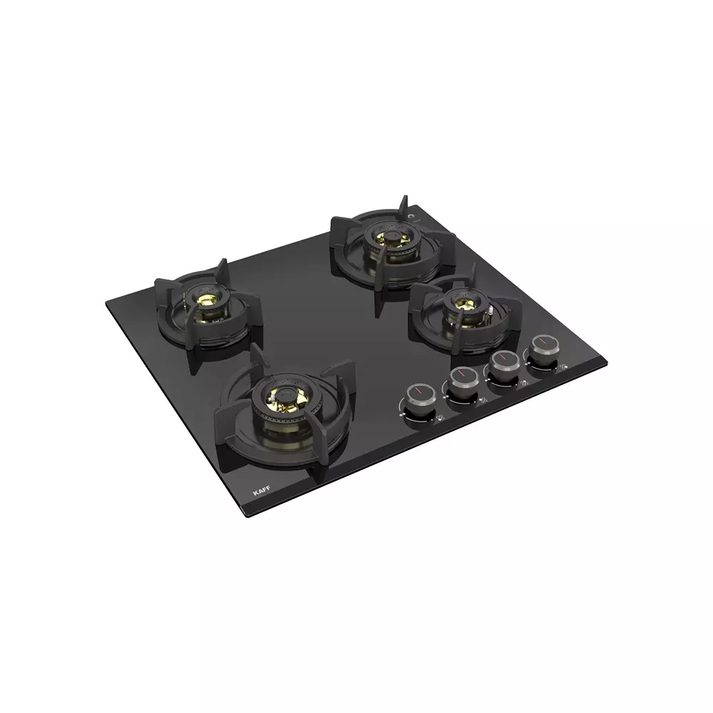 kaff-4-burner-gas-stoves-auto-electric-ignition-brass-burner-material-ergonomic-design-anti-slip-metal-knob-asf-604