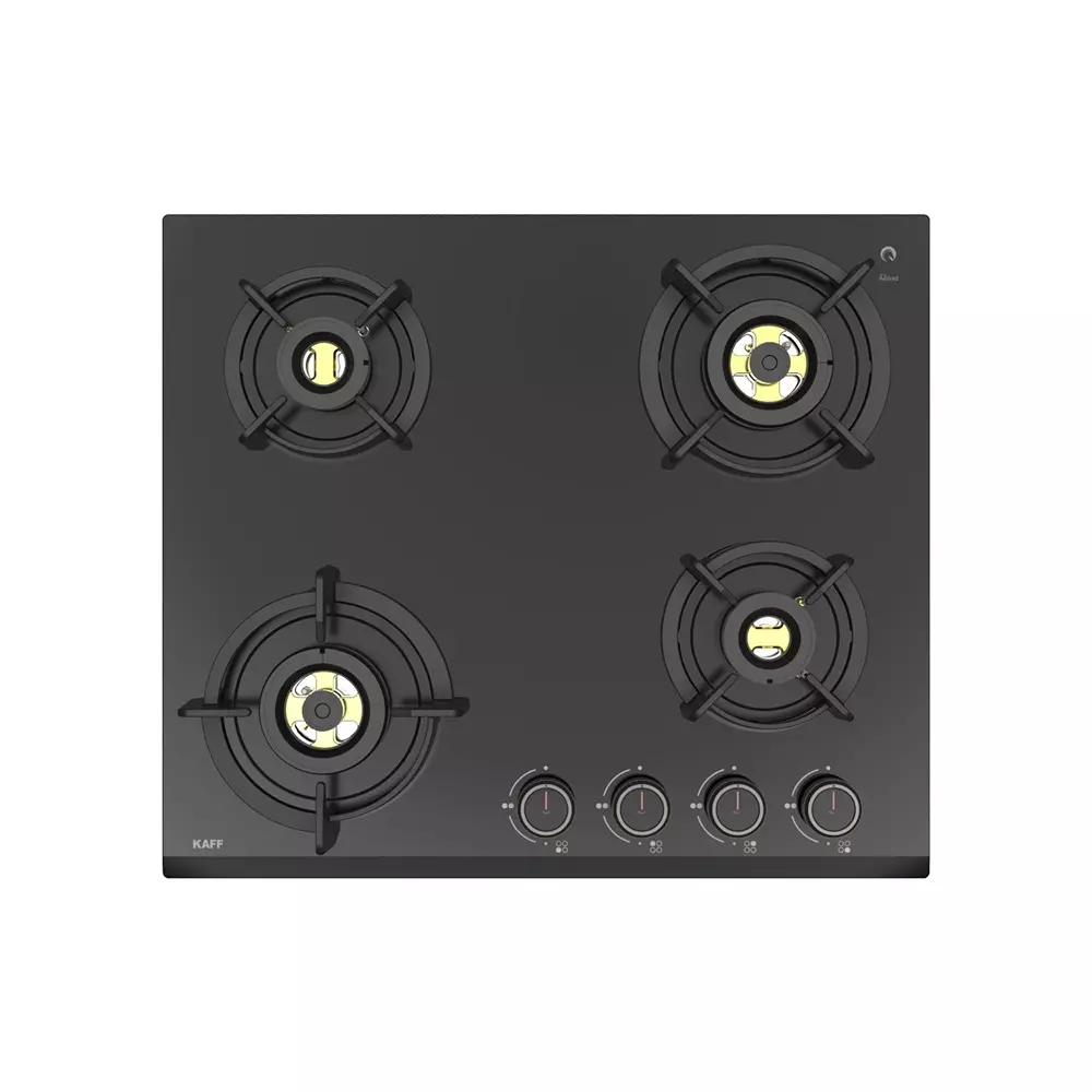 kaff-4-burner-gas-stoves-auto-electric-ignition-brass-burner-material-ergonomic-design-anti-slip-metal-knob-asf-604