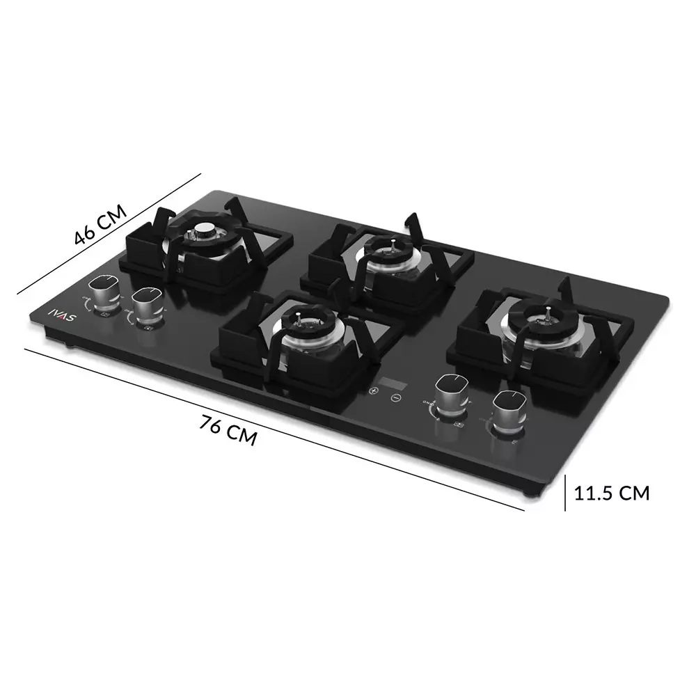 ivas-4-burners-auto-ignition-hobcooktop-with-timer-control-auto-ignition-bluetooth