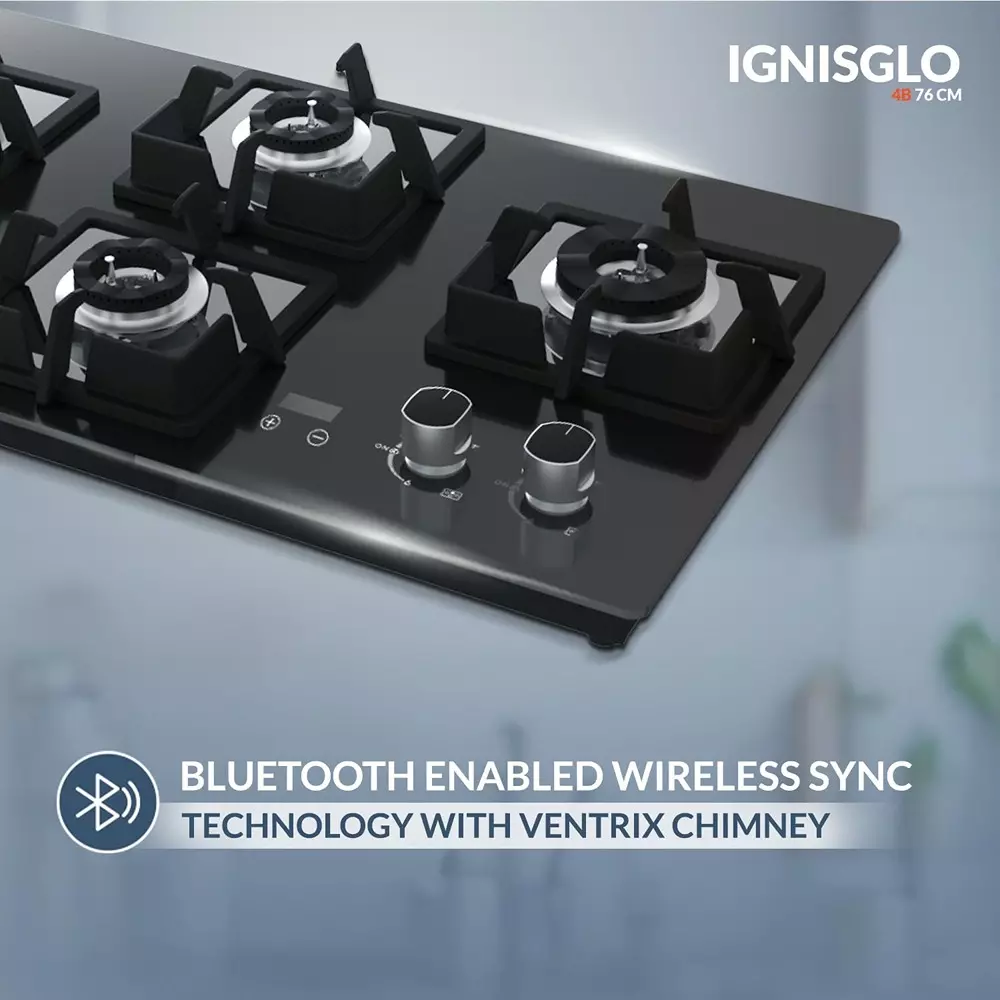 ivas-4-burners-auto-ignition-hobcooktop-with-timer-control-auto-ignition-bluetooth
