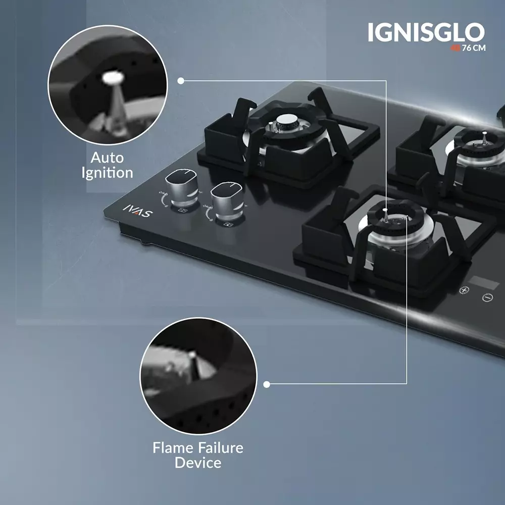 ivas-4-burners-auto-ignition-hobcooktop-with-timer-control-auto-ignition-bluetooth