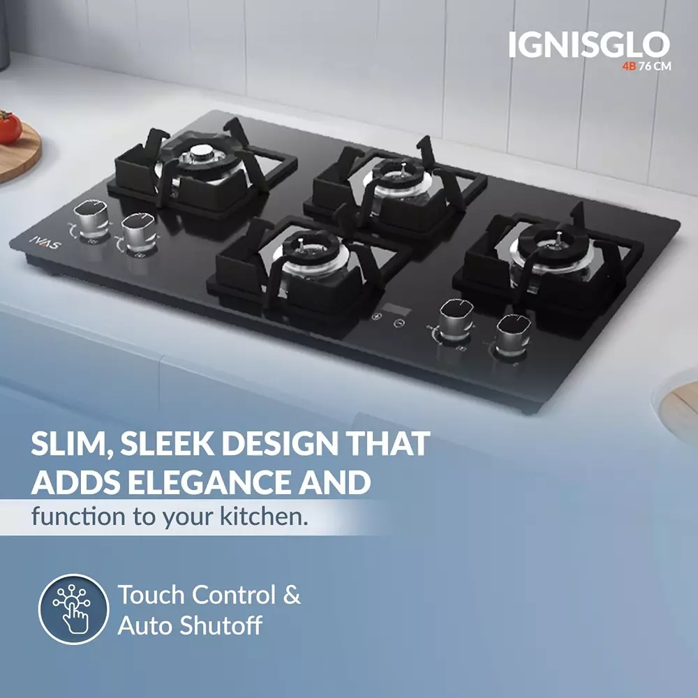 ivas-4-burners-auto-ignition-hobcooktop-with-timer-control-auto-ignition-bluetooth