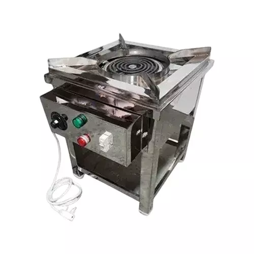 Vinayak Machines 4000 W Electric Operated Chulha Stainless Steel Body Upto 4 Hours Continuous Working Time