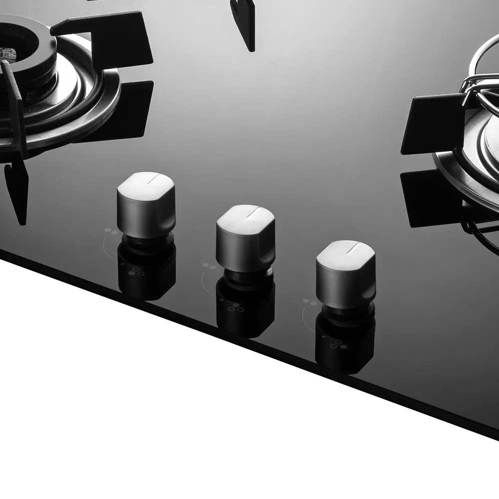 kaff-3-burner-gas-stoves-auto-electric-ignition-brass-burner-material-easy-grip-knobs-8mm-thick-black-tempered-glass-hbr-603-b