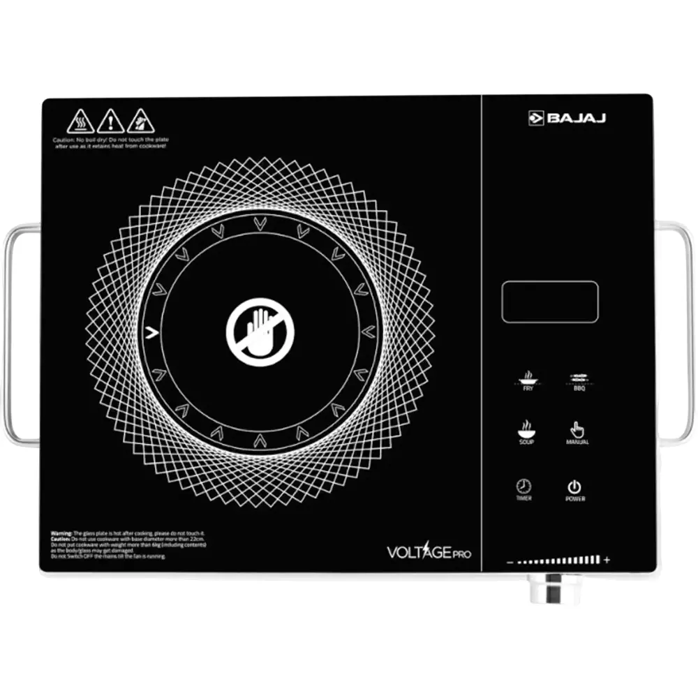 BAJAJ IRC 220F Radiant Cooktop Touch Panel 7 Pre-Set Menus 2200 W, 740311