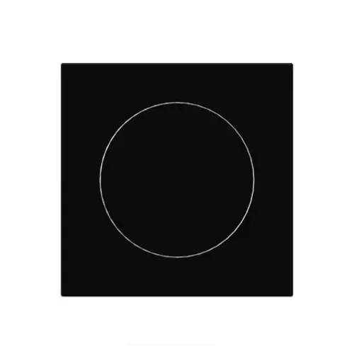 Standard Drop-In Single Hob Induction Cooktop 3500 W Single Phase Black, HRD-9500-SH35-3