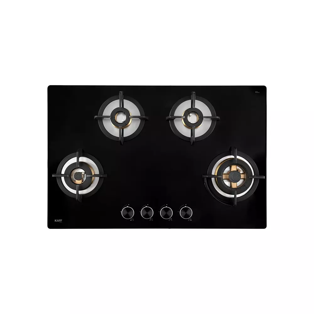 kaff-4-burner-gas-stoves-auto-electric-ignition-brass-burner-material-ergonomic-metal-knob-8mm-thick-black-tempered-glass-blh-804x