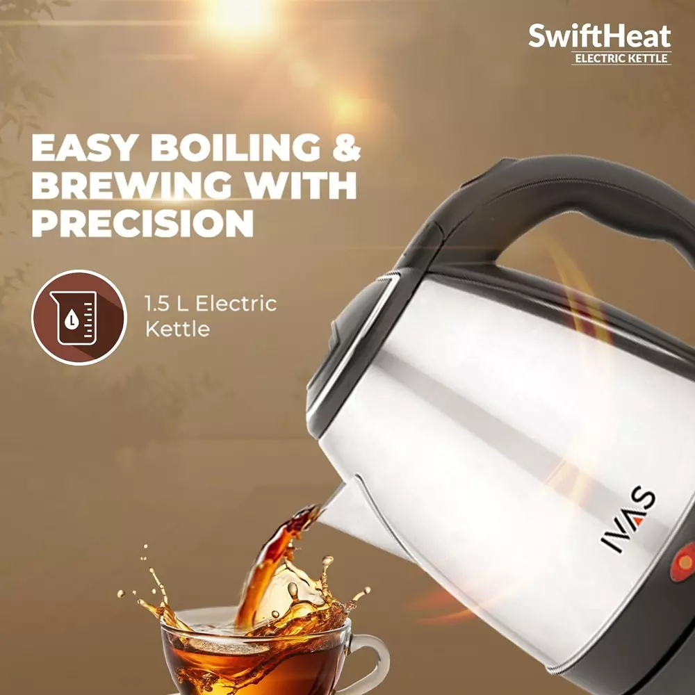 ivas-swiftheat-electric-kettle-1350-w-power-corded-electric-black-silver-15-l-capacity-led-lights-indicator-for-home-hotel-use