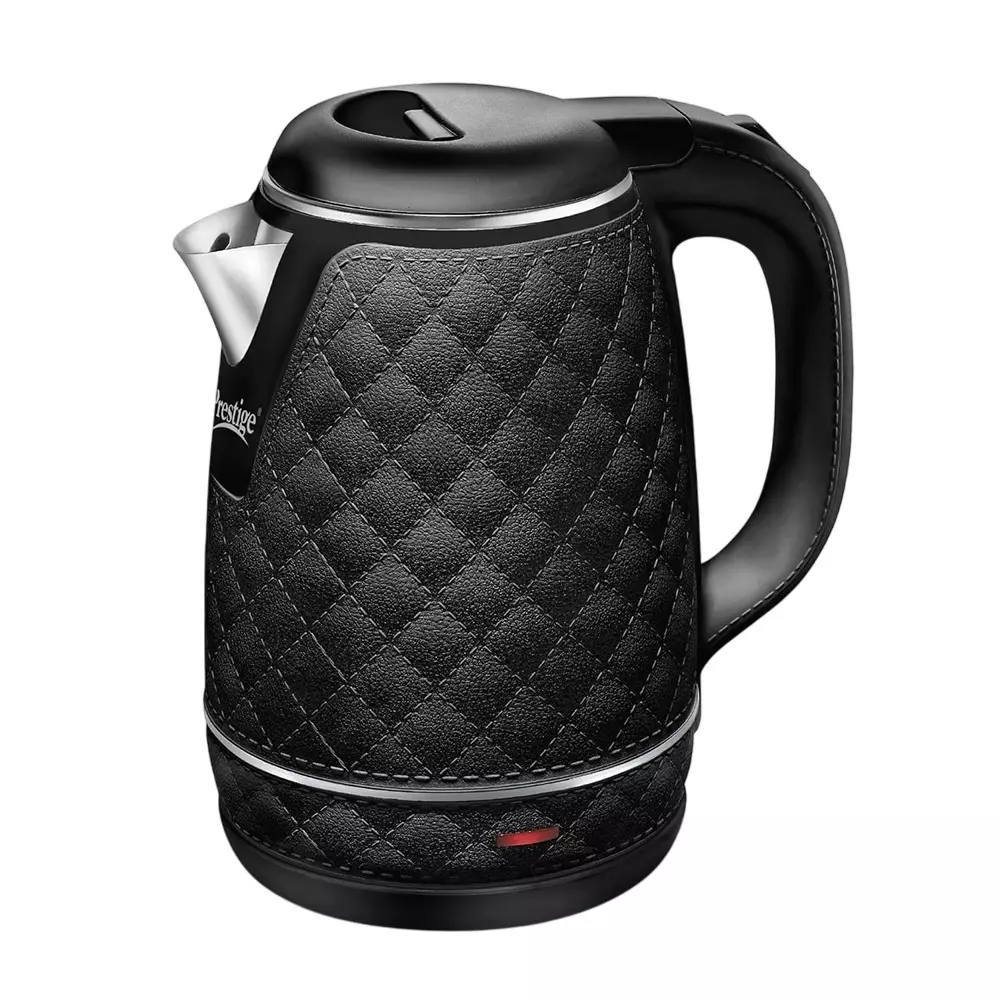 Prestige Electric Kettle 1.5 L Capacity 1350 W Cool Touch Exterior Stainless Steel Inner Body Black, 41416
