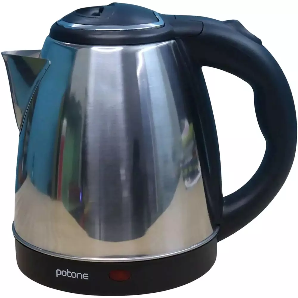 Potone Electric Kettle Grey Stainless Steel 1.8 L Capacity, K20