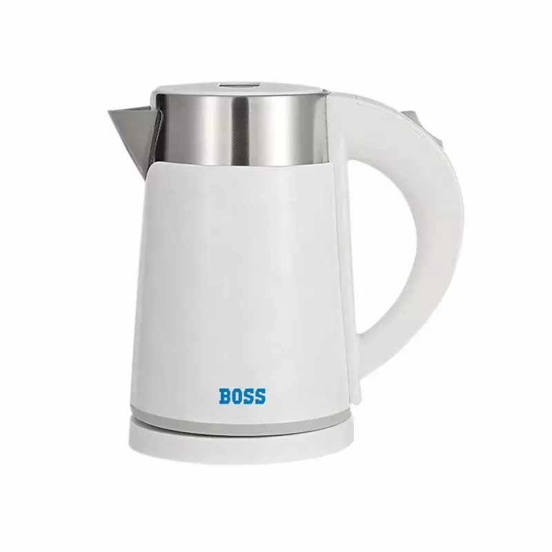 Boss 800 W Flare Electric Kettle 800 ml Capacity White Color with Lockable Lid, B822