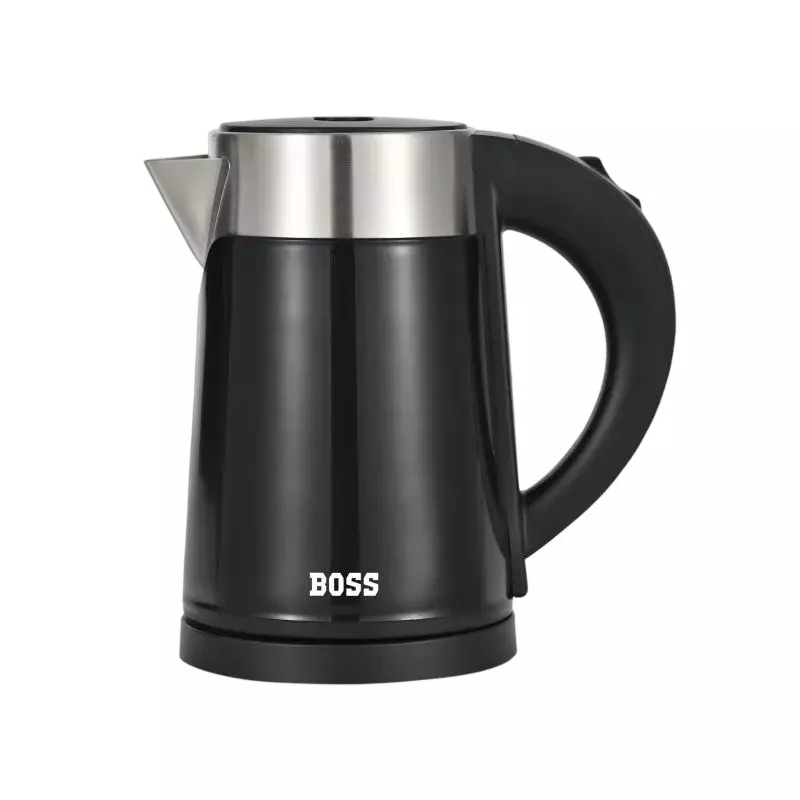 Boss 800 W Flare Electric Kettle 800 ml Capacity Black Color with Lockable Lid, B822