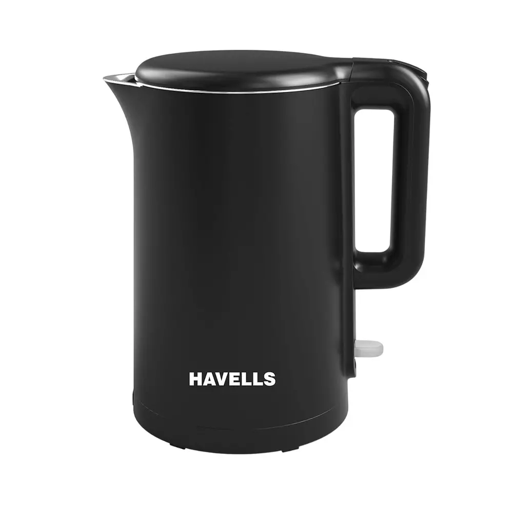 Havells Caro 1250 W Electric Kettle 1.5 L 360° Cordless Base Black, GHBKTAZK125