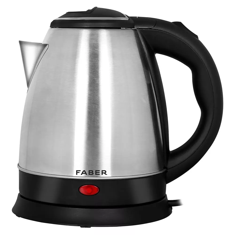Faber Electric Kettle 1.8 L LED indicator 1500 W Power Safety lock LID Stainless Steel