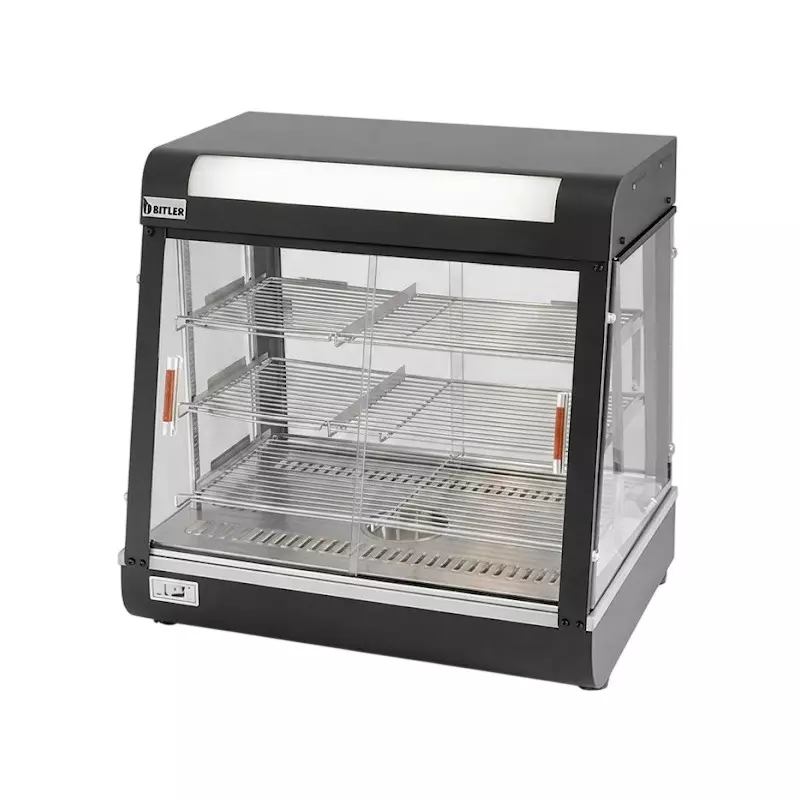 Butler Countertop Food Display Warmer with 3 Layers 1.4 kW Power Rating and 30-85°C Temperature Range, FDW 3x660