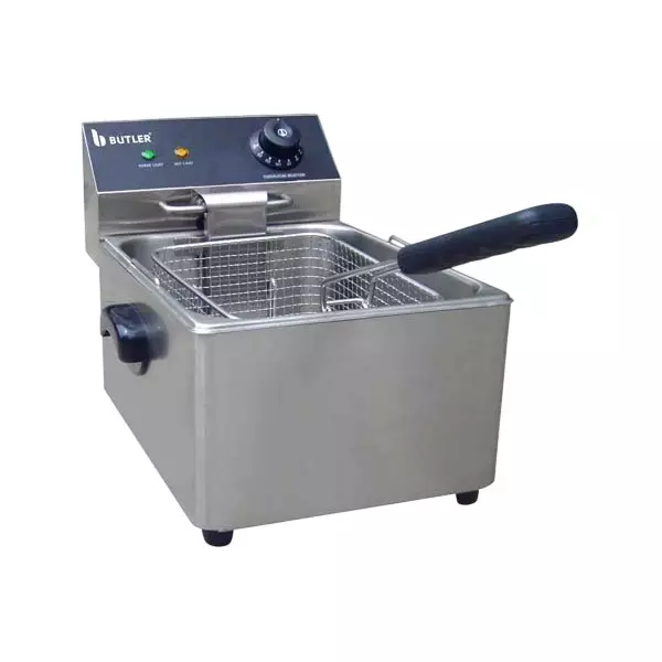 Butler Countertop Electrical Fryer 4 L Single Tank Capacity 2000 W Power 220 V/50 Hz/1 Phase with Side Handle, EF 4 Europa