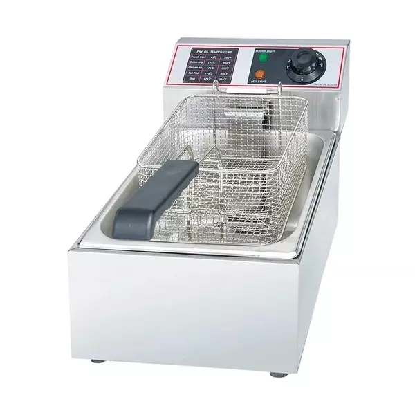 Chefrost 5.5 L Electric Deep Fryer Single Tank Stainless Steel Body and 2.5 kW Power Rating for Hotels & Restaurants, CF-FR-6L