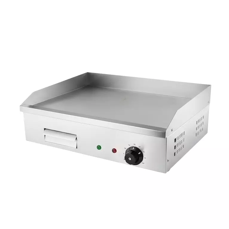 Chefrost Electric Griddle Plate Stainless Steel Body and 3 kW Power Rating for Hotels & Restaurants, CF-GP-818