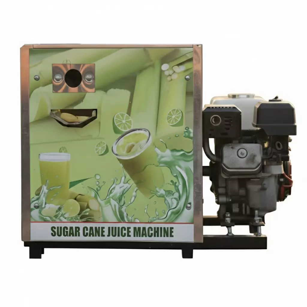 GENERIC Sugarcane Juice Machine without Motor 200 to 300 Glass/Hour Capacity 6 Gear System 4 Rolls Stainless Steel 62 Kg, HMT 03