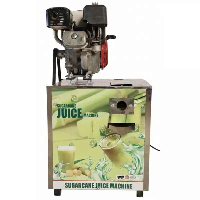 GENERIC Sugarcane Juice Machine without Motor 200 to 300 Glass/Hour Capacity 6 Gear System 4 Rolls Stainless Steel 64 Kg, HMT 04