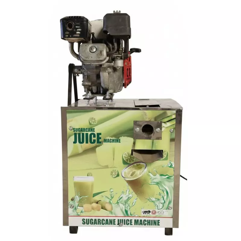 GENERIC Sugarcane Juice Machine 200 to 300 Glass/Hour Capacity 6 Gear System 4 Rolls Stainless Steel 75 Kg, HMT 01