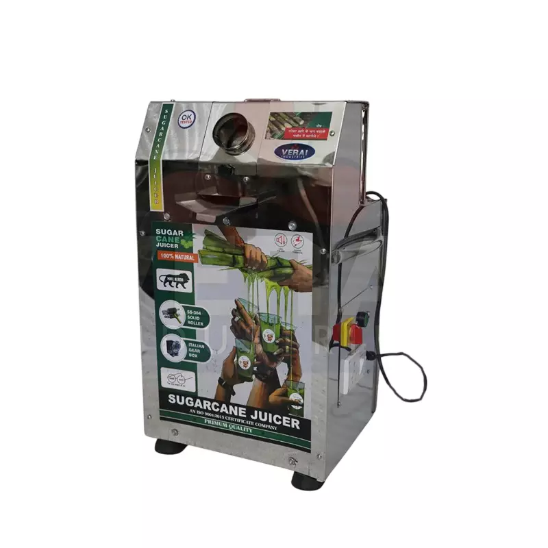 Verai Sugarcane Juice Machine 1.5 HP Production Capacity 250 Glasses per Hour