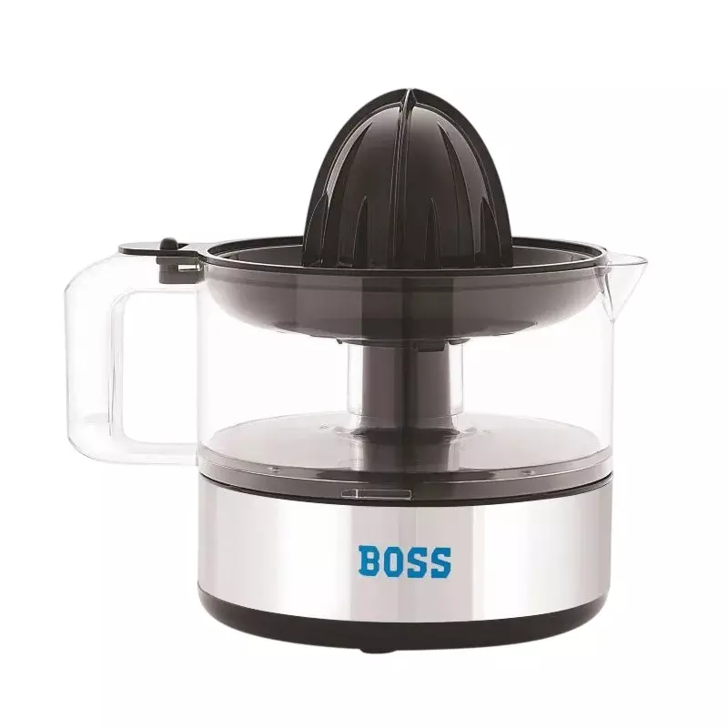 Boss 30 W Citron Juice Extractor Black & Silver Color, Variable Speed Setting and 230 V AC, 50 Hz Power Supply, B619