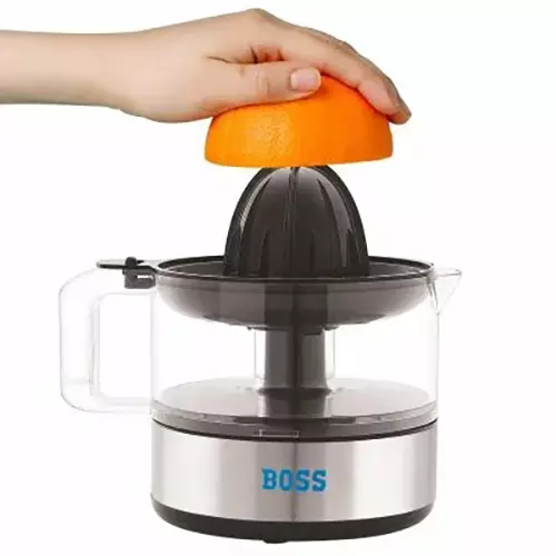 boss-30-w-citron-juice-extractor-black-silver-color-variable-speed-setting-and-230-v-ac-50-hz-power-supply-b619