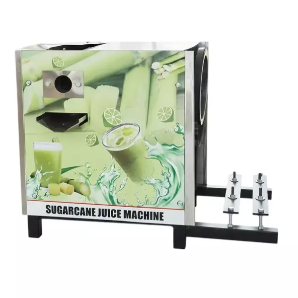 GENERIC Sugarcane Juice Machine with Motor 200 to 300 Glass/Hour Capacity 6 Gear System 4 Rolls Stainless Steel 64 Kg, HMT 06 (Without Engine)